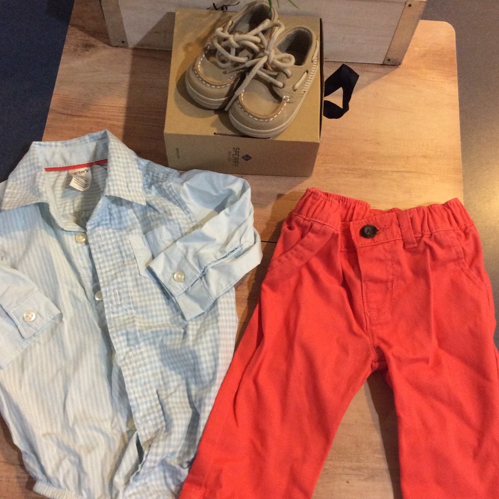 Infant SPERRY Bundle! Perfect for Mini Gentleman!